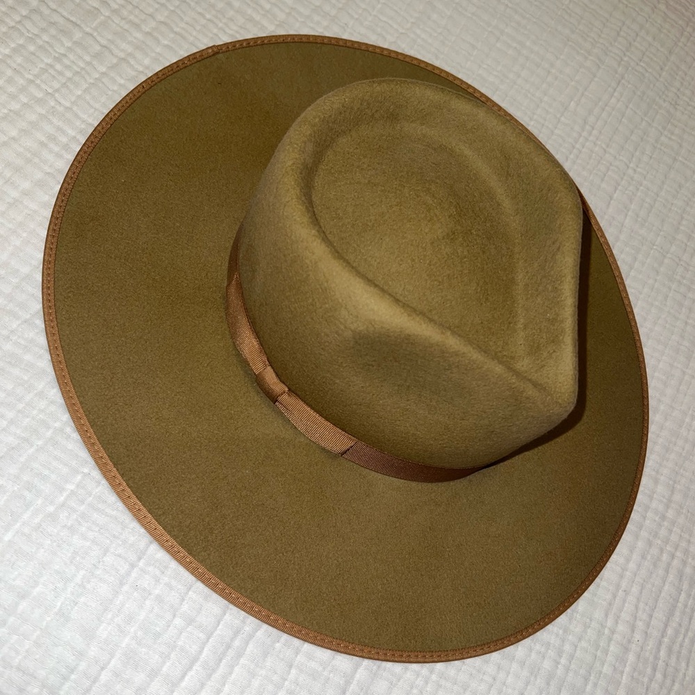 SOLD - Lack of Color Teak Rancher Wool Felt Fedora Hat - Picture 2 of 16